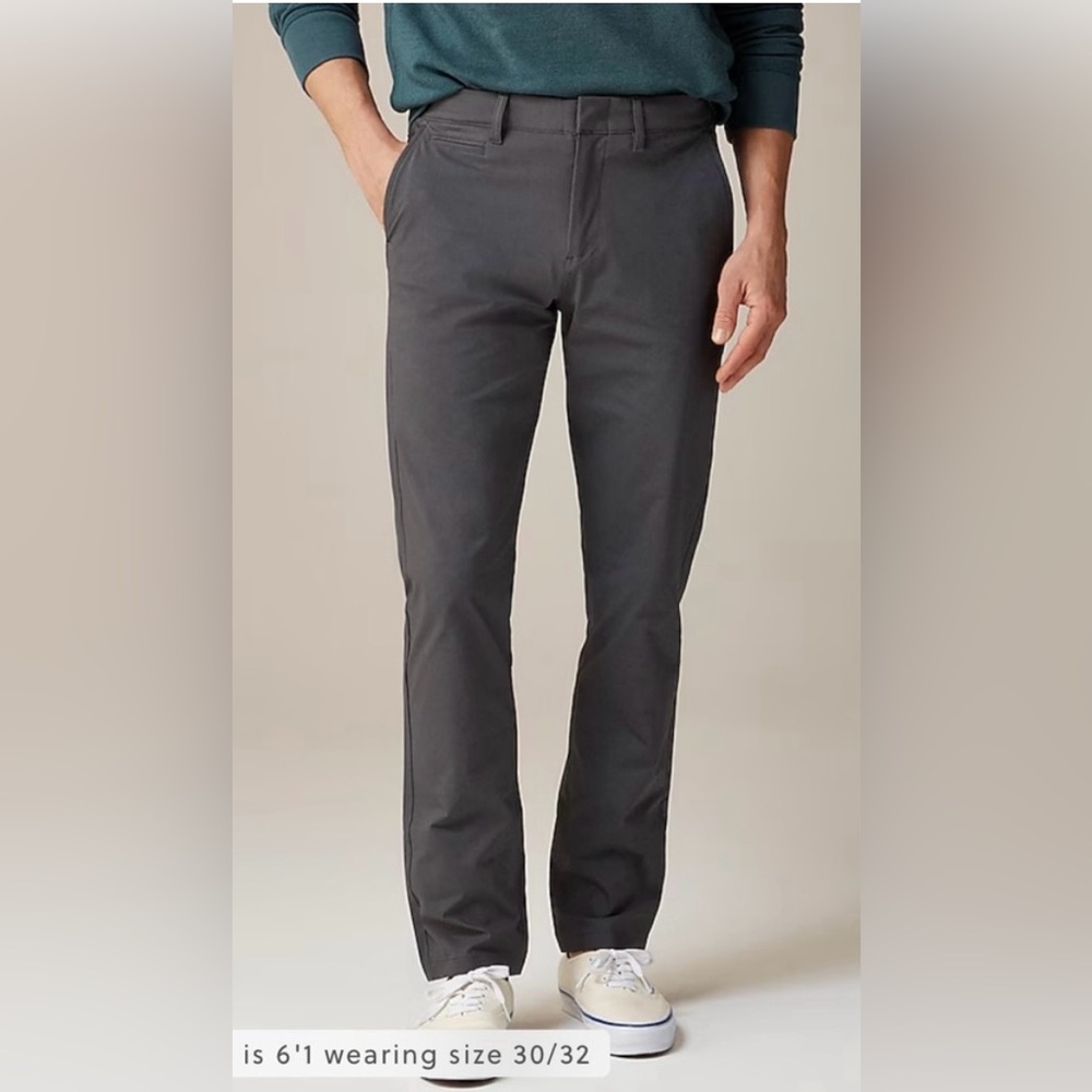 J.Crew 770 Straight-fit tech pant in Bedford coal